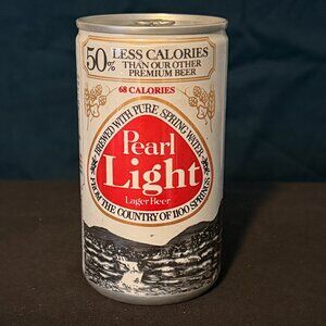 Pearl Light Lager vintage beer can